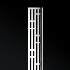 Winkel - Designrost Basic glänzend 900 mm
