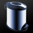 Abfalleimer mit Designring. Inhalt 5L