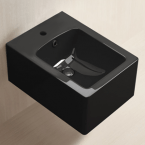 Wand-Bidet Mies 390 x 520 x 220, schwarz
