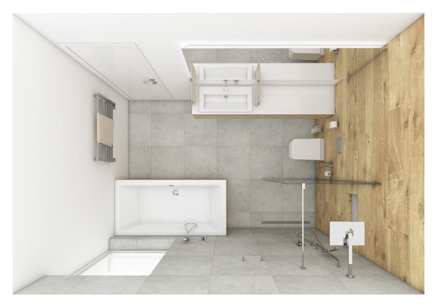Natur badezimmer alpine grundriss