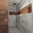 Moderní koupelna HOLAC 1 - Pohled do sprchového koutu