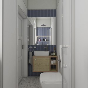 Badezimmer - Entwurf - Pohled na umyvadlo
