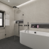 Moderní koupelna LANEK - Pohled do sprchového koutu