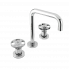 Waschtisch-Zweiknopf-Wasserhahn  5th AVENUE, mit drei Elementen, Chrom, hochglanz