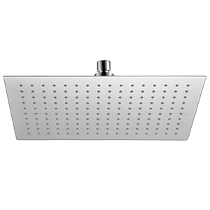 Duschkopf SoffiSlim SQ | aufhängbar | 330 x 220 mm | Edelstahl, hochglanz | weiß matt