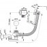 A564KM Badewanne Ab- und Überlaufgarnitur Automat Chrom mit Füllfunktion | 80