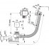 A564CRM2 Badewanne Ab- und Überlaufgarnitur Automat Chrom mit Füllfunktion | 80