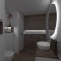 Elegantes Badezimmer CASTAGNO WHITE - Ambientní osvětlení