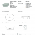 Waschtisch IDEA 500 x 380 x 130 mm | aufsatz | ovalförmig | Schwarz Glanz