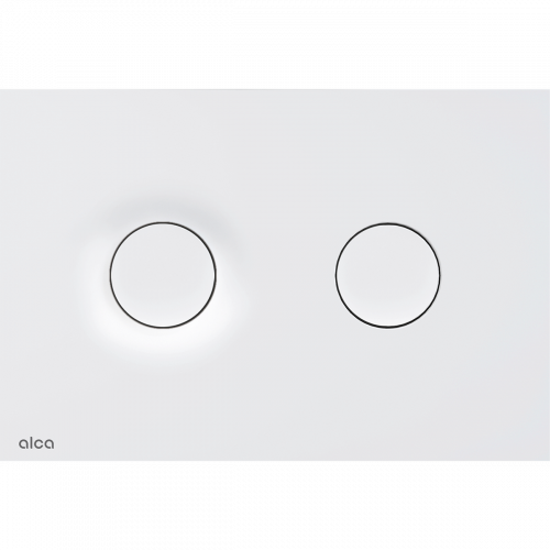 Betätigungsplatte von WC-Modul Dot.Dot., weiß/weiß
