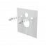 Schallschutz-Set für Wand-WC und Bidet mit Zubehör und Weißabdeckung