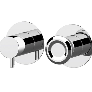 Unterputzmodul Element | O | Hebel, zweiweg | gebürstetes Kupfer