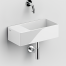 Waschbecken hängend, Flush 3 | 350 x 180 x 100 | weiß