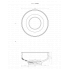 Waschtisch WAS 400 x 400 x 180 mm | aufsatz | ringförmig | Schwarz matt