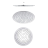 Duschkopf CIRCULO | aufhängbar | Ø 250 mm | ringförmig | schwarz matt