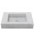Umyvadlo SLANT 06 MINI | 520 x 340 x 100  | na desku nebo závěsné | šedá | beton