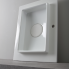 Waschtisch WIDE-S 800 x 600 x 160 mm | eingelassen | Weiß Glanz
