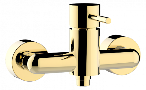 Dusch-Einhebelmischer X STYLE, Aufputz | goldene Glanz