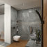 Modernes Badezimmer von EXCALIBUR - Pohled ze sprchového koutu