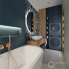 Modernes Badezimmer CHEROSENE - Pohled na vanu a umyvadlo